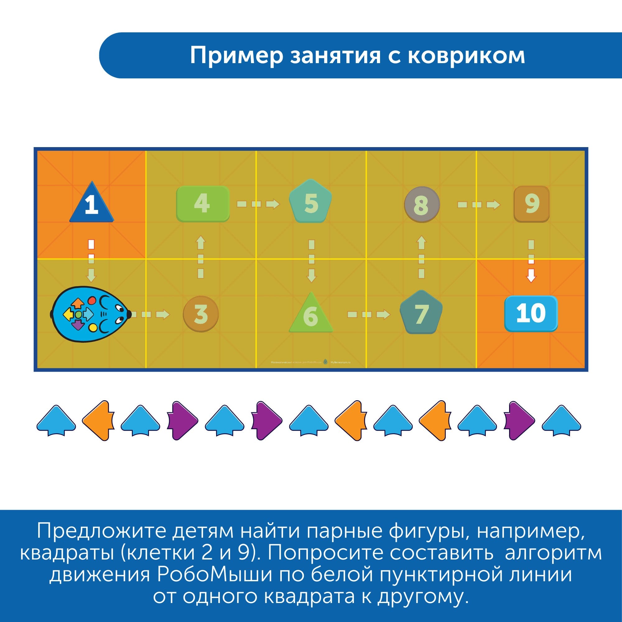 Математический коврик для РобоМыши