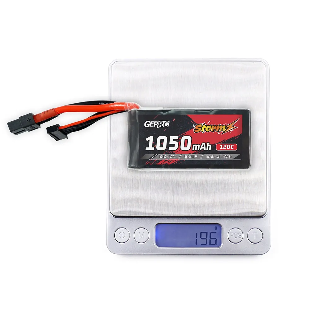Аккумулятор GEPRC Storm (Шторм)  6S 1050mAh 120C Lipo (Липо) 
