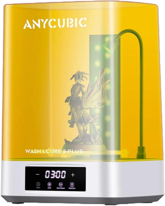 Полимеризационная камера (УФ-камера) и Мойка Anycubic Wash and Cure 3 Plus (Плюс) 