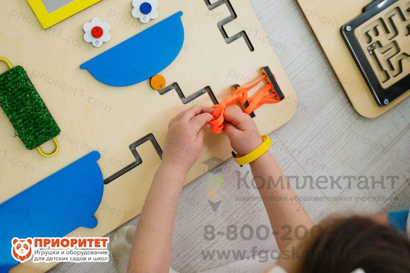 Бизиборд детский «Моя ванная»